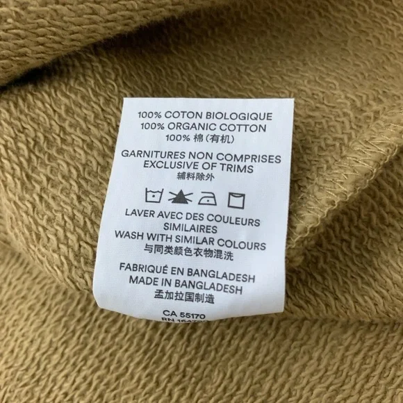 NWT Frank And Oak Sweater Men’s Organic Cotton French Terry Crewneck Size XXL - Picture 12 of 16